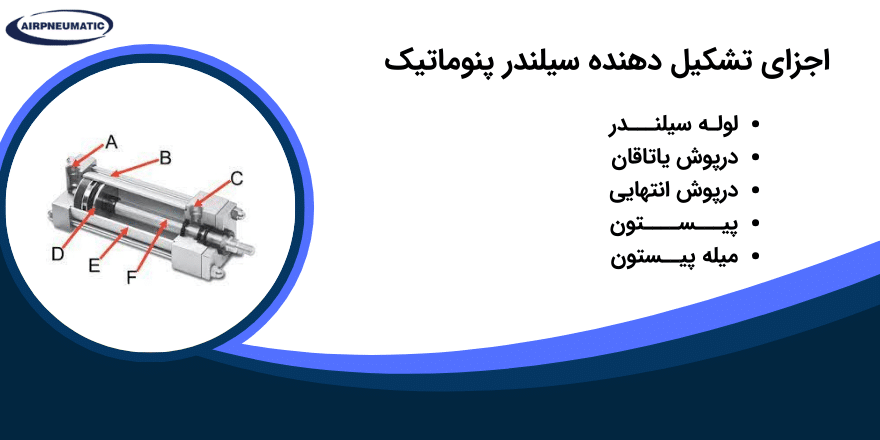 اجزای جک پنوماتیک